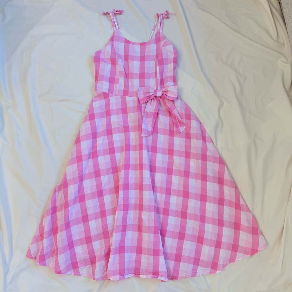 NWOT. Girls dress in Pink and white plaid by Speechless kids. Size 14z
